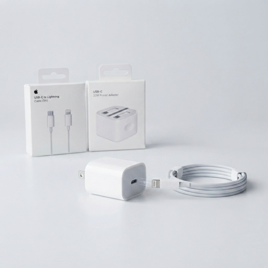 20W USB-C Fast Charger with USB-C to Lightning Cable (1M)