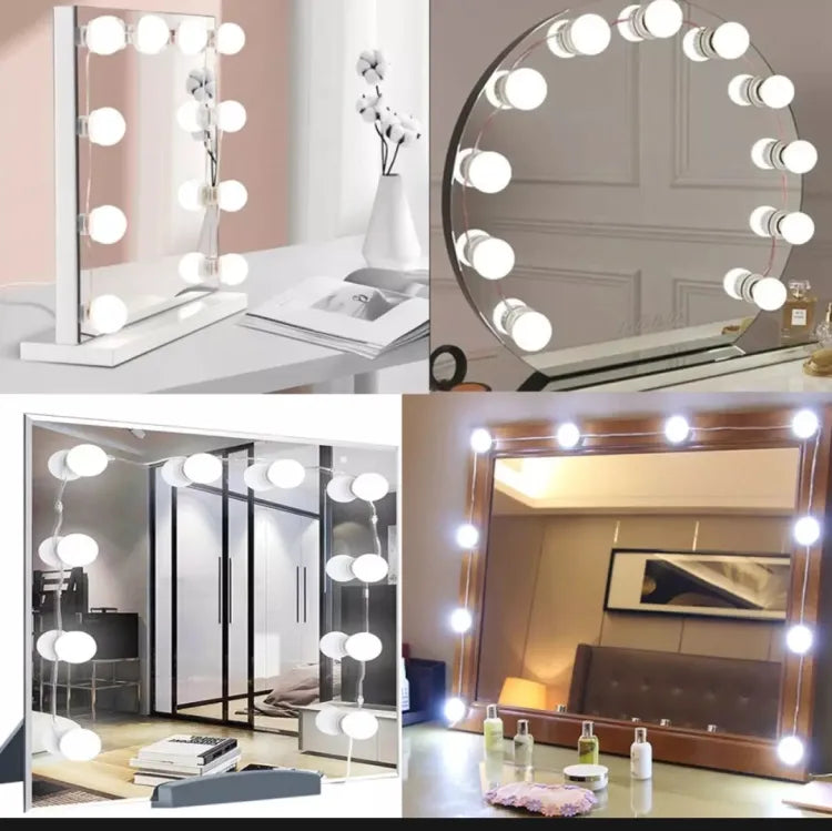 LED Vanity Mirror Lights | 3 Color Dimmable Makeup Light Kit