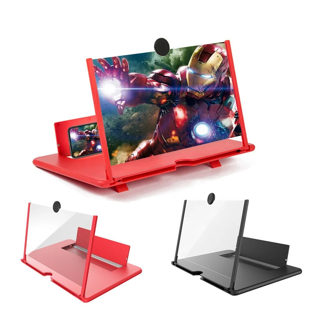 3D Mobile Phone Screen Magnifier Foldable Stand