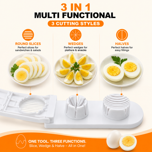 2-in-1 Egg Cutter & Slicer