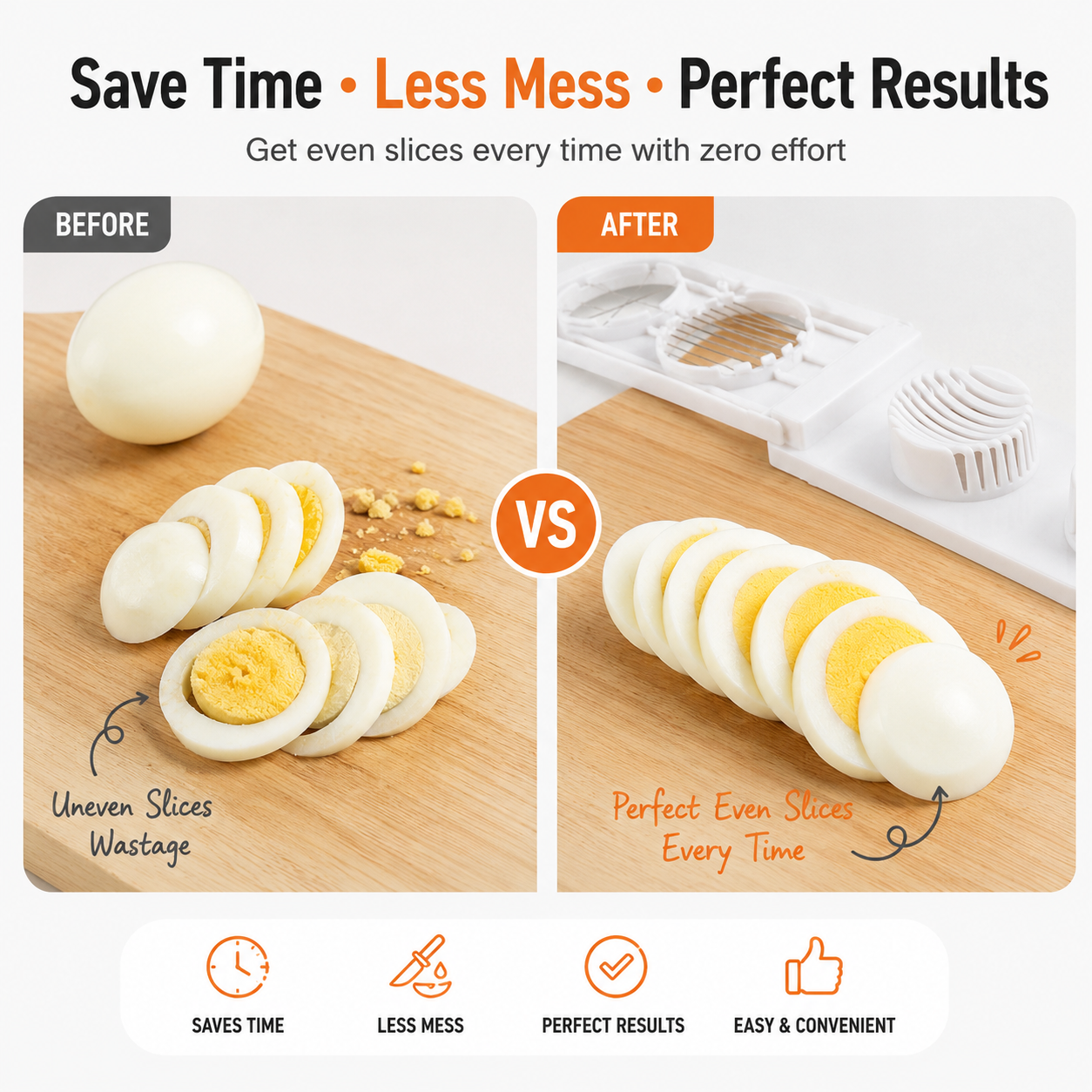 2-in-1 Egg Cutter & Slicer