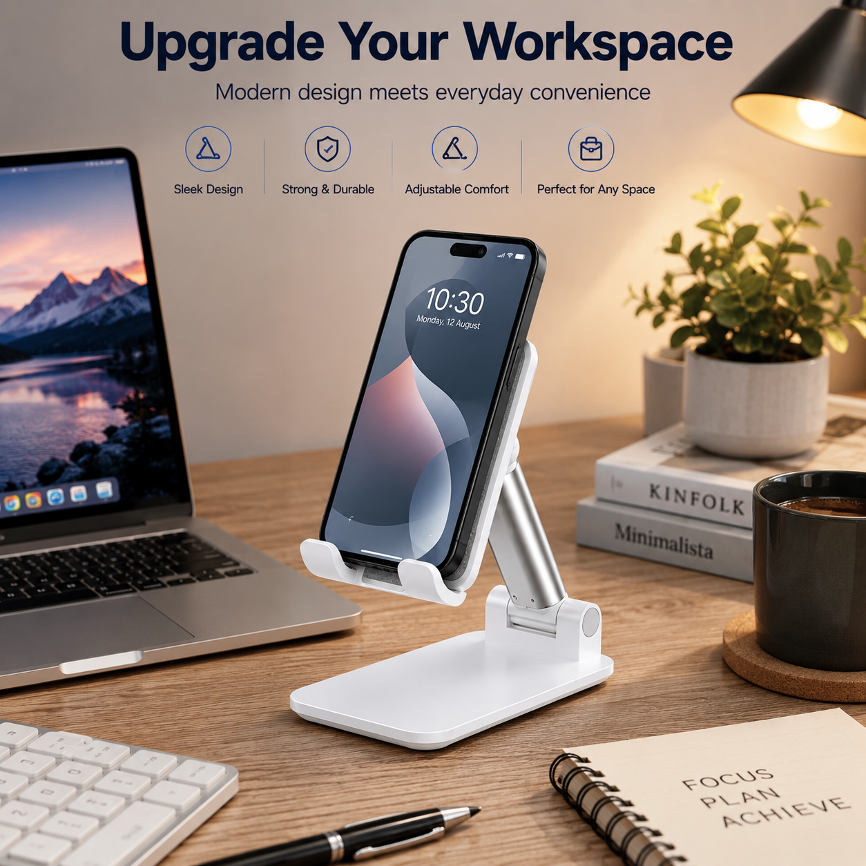 Adjustable Desktop Phone Holder Stand for All Smartphones