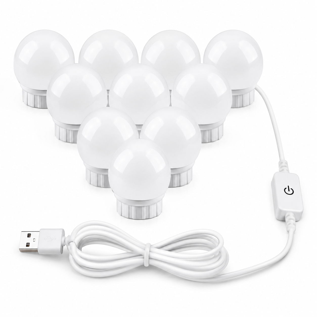LED Vanity Mirror Lights | 3 Color Dimmable Makeup Light Kit
