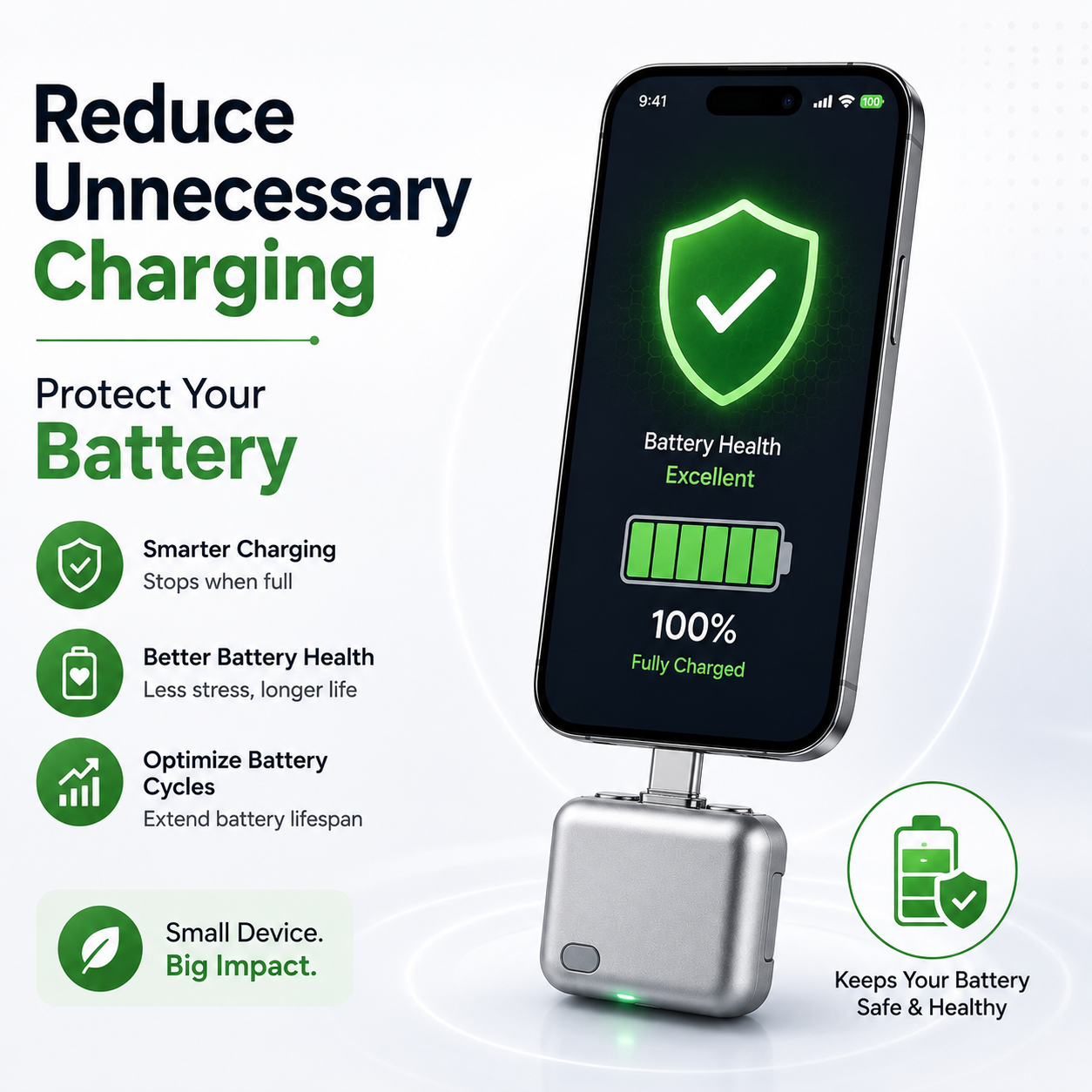 PopGuard 140W Auto Charging Disconnector | USB-C Battery Guard