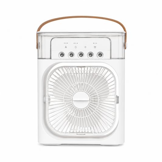 Portable Air Cooler with Humidifier |  LED Night Light Air Cooler