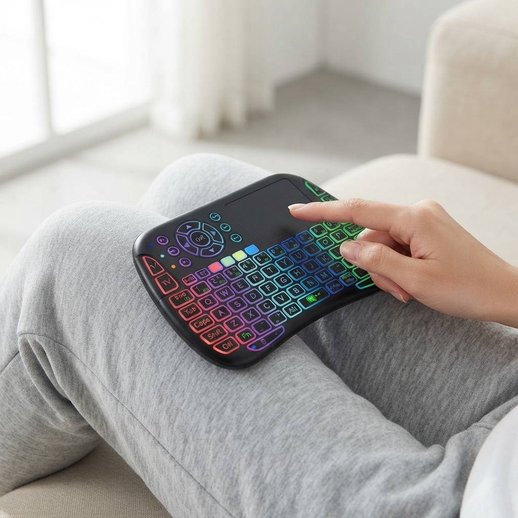 M9 Bluetooth Mini Wireless Keyboard with Touchpad & Air Mouse