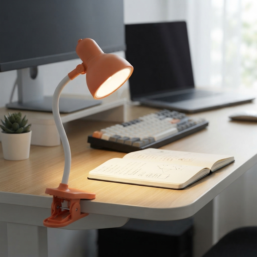 Portable LED Reading Lamp with Clip | Flexible Book Light