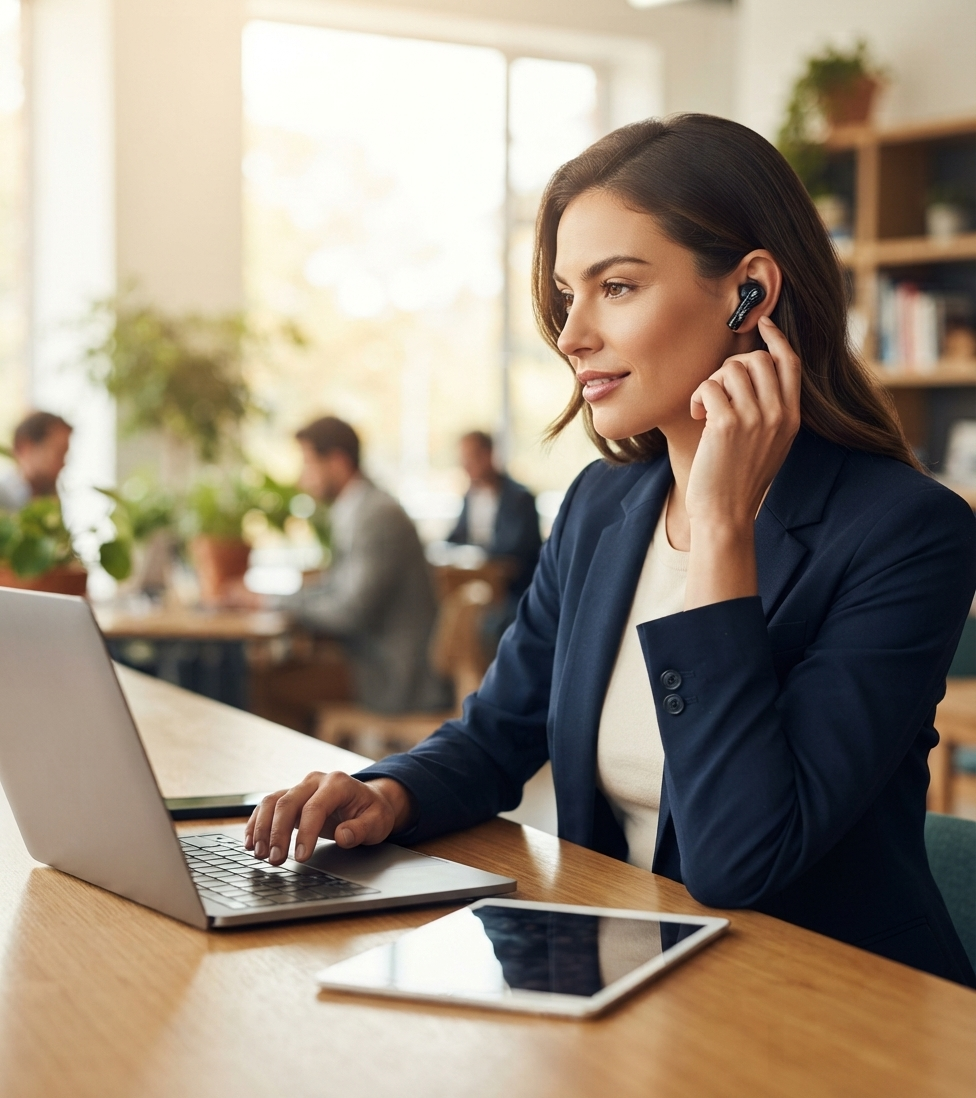T6 ENC TWS Wireless Bluetooth Earbuds with Noise Cancellation