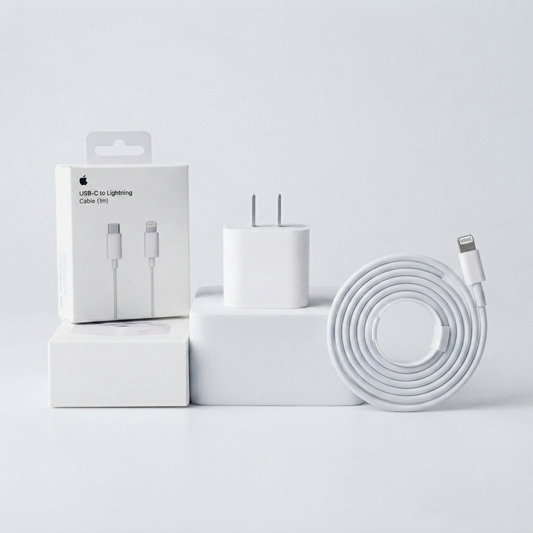 20W USB-C Fast Charger with USB-C to Lightning Cable (1M)