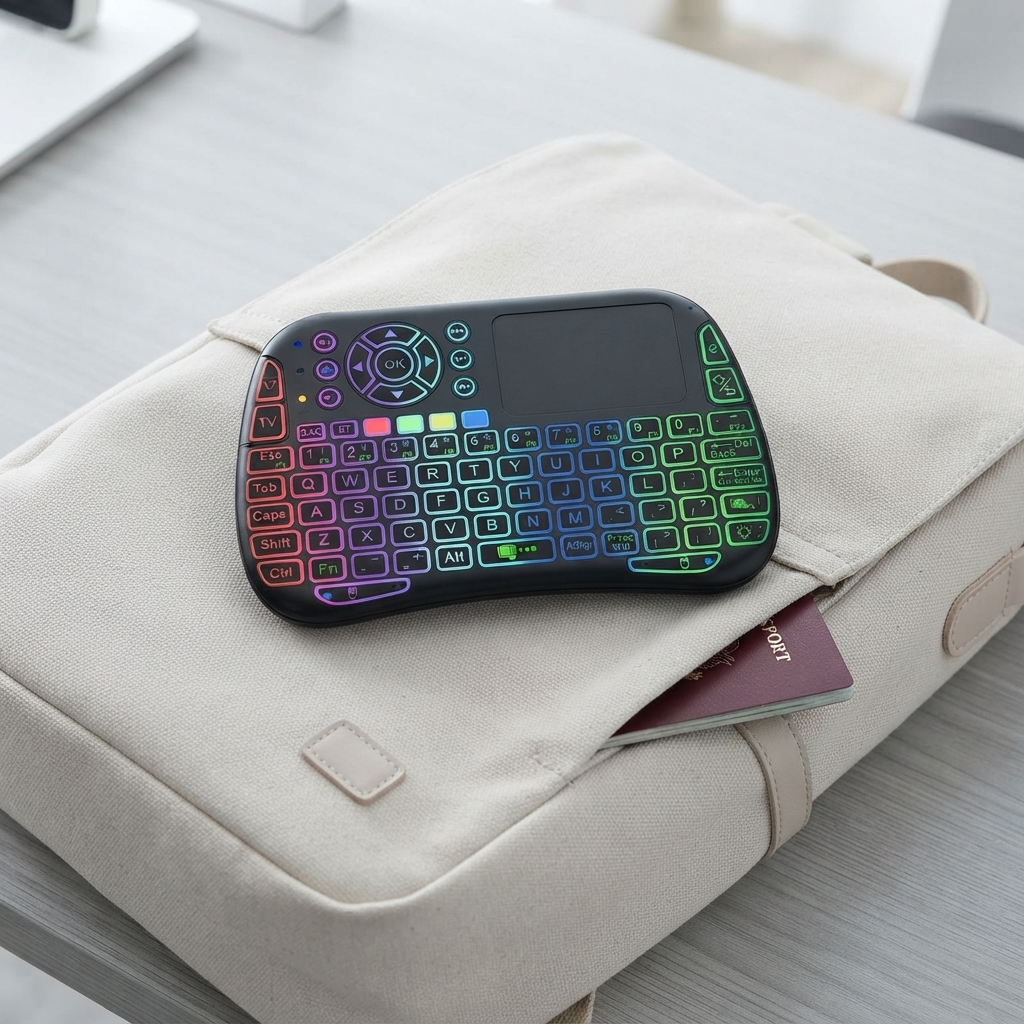 M9 Bluetooth Mini Wireless Keyboard with Touchpad & Air Mouse