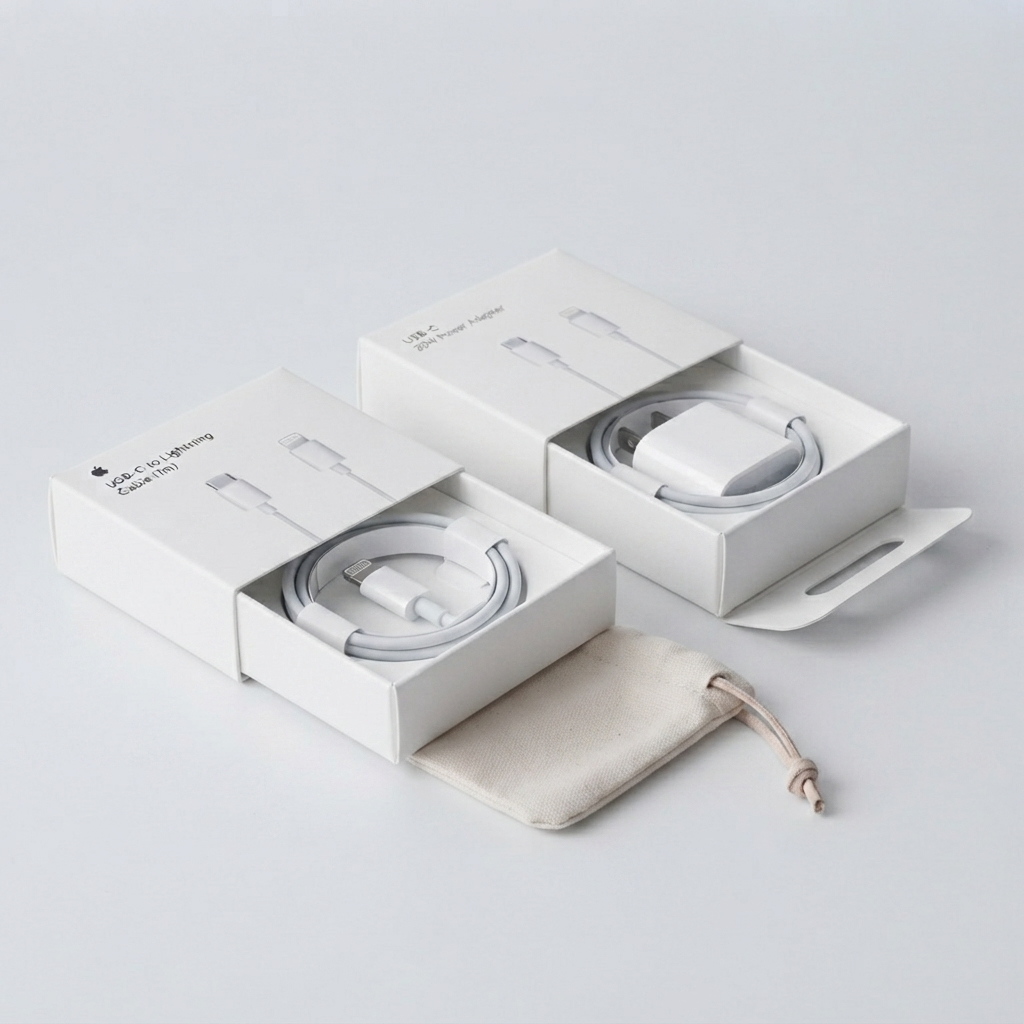 20W USB-C Fast Charger with USB-C to Lightning Cable (1M)