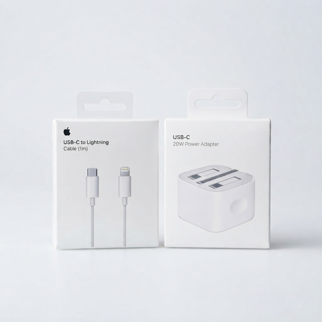 20W USB-C Fast Charger with USB-C to Lightning Cable (1M)