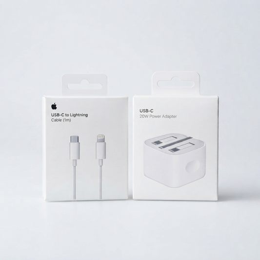 20W USB-C Fast Charger with USB-C to Lightning Cable (1M)