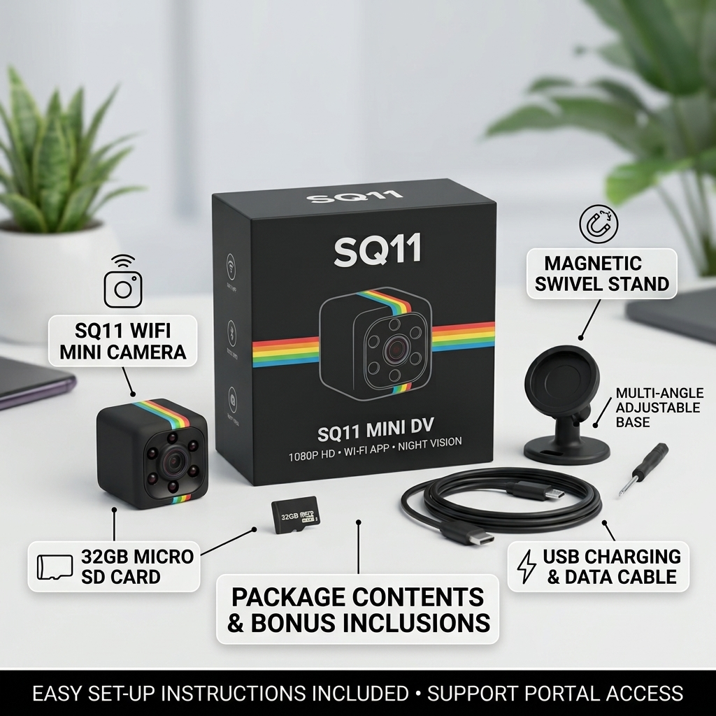 SQ10 Mini Hidden Camera 1080P HD