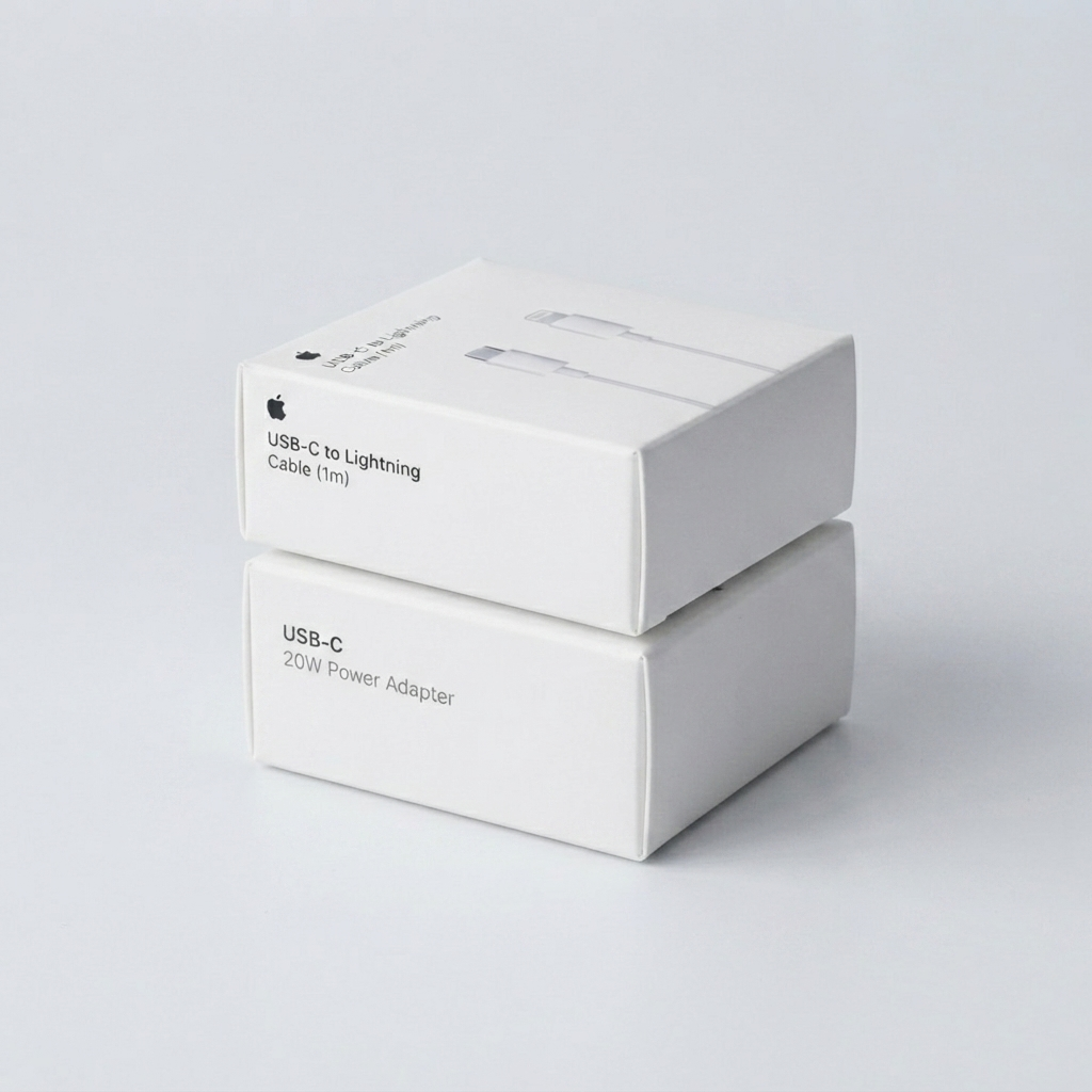 20W USB-C Fast Charger with USB-C to Lightning Cable (1M)