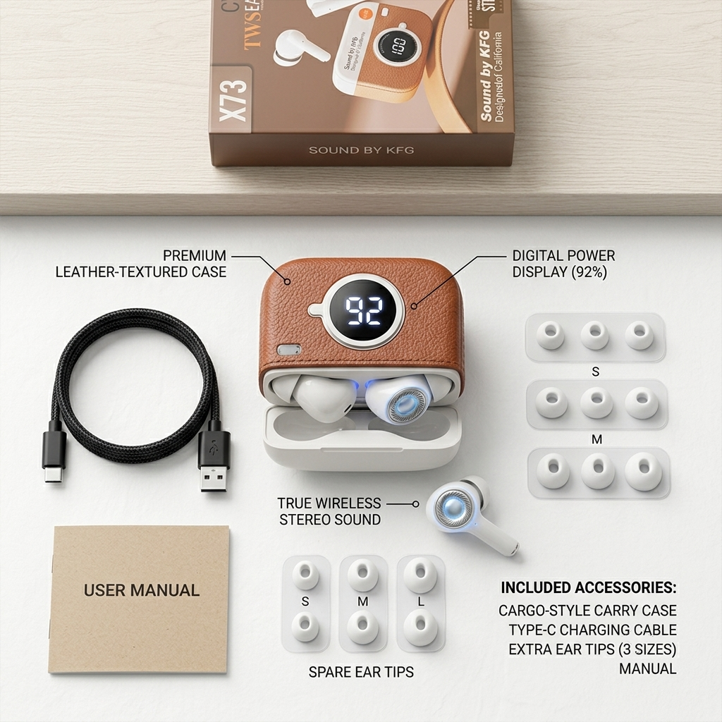 X73 TWS Wireless Earbuds Game Box Edition