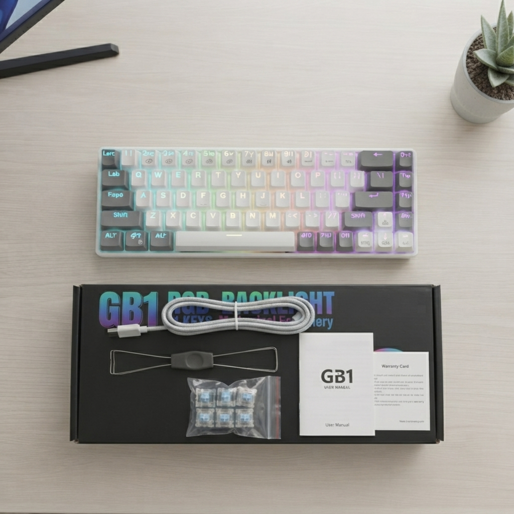 GB1 60% Wireless Mechanical Gaming Keyboard