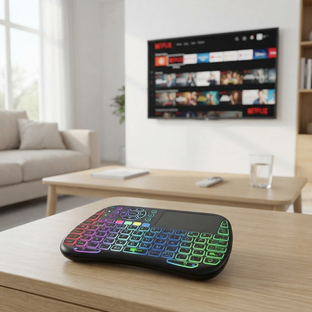 M9 Bluetooth Mini Wireless Keyboard with Touchpad & Air Mouse