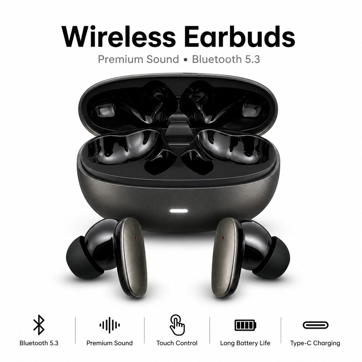 InTouch INT-W03 Wireless Bluetooth Earbuds